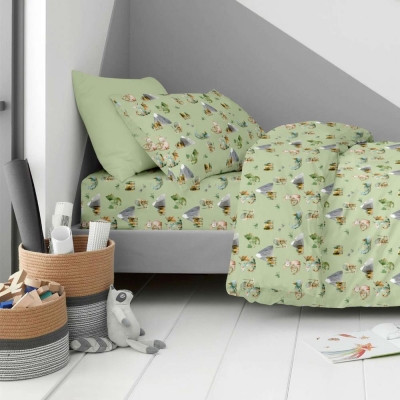 Σετ παιδικά σεντόνια μονά ippotes από 100% βαμβάκι 170x260εκ. Σετ παιδικά σεντόνια μονά ippotes από 100% βαμβάκι 170x260εκ.