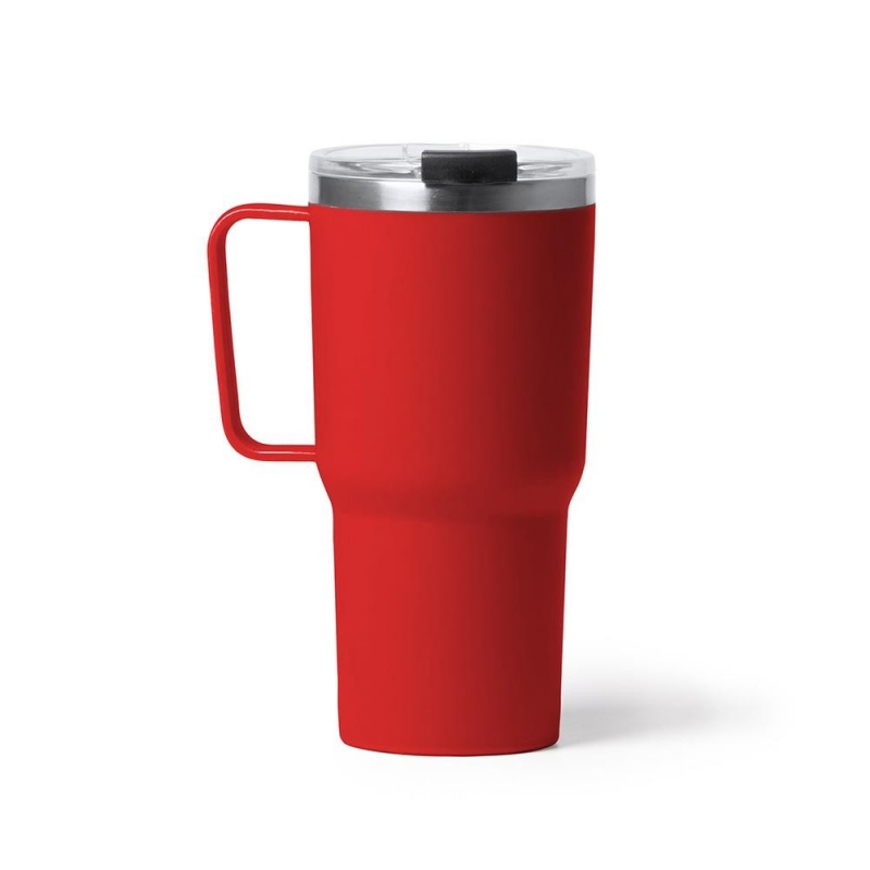 Θερμός - κούπα 600 ml κόκκινος ανοξείδωτο ατσάλι Υ18,9xØ9εκ. Θερμός - κούπα 600 ml κόκκινος ανοξείδωτο ατσάλι Υ18,9xØ9εκ.