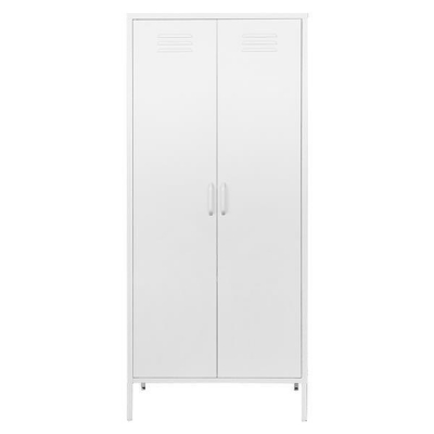 Ντουλάπα μεταλλική Nextdeco δίφυλλη λευκή Υ170x76x50εκ. Ντουλάπα μεταλλική Nextdeco δίφυλλη λευκή Υ170x76x50εκ.