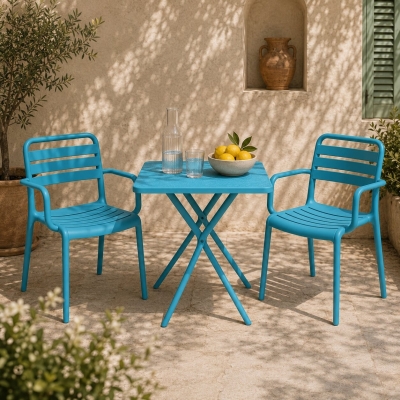 Σετ 3τμχ Nextdeco Fiona PP UV protection μπλε