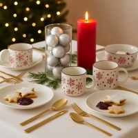 Κερί LED κόκκινο12,5εκ.