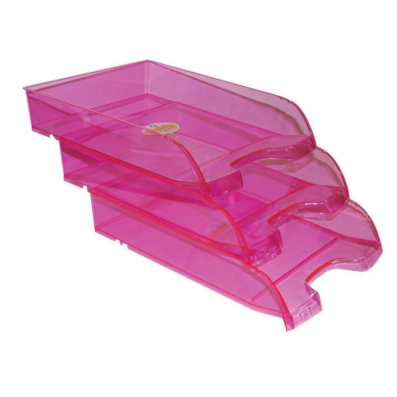 Ark δίσκος εγγράφων ροζ χρ. Α4 Υ25.5x34.5x6.5εκ. Ark δίσκος εγγράφων ροζ χρ. Α4 Υ25.5x34.5x6.5εκ.