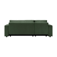 Καναπές - διπλό κρεβάτι Nextdeco γωνιακός με αποθηκευτικό χώρο πράσινο Υ82×240×92-142εκ Καναπές - διπλό κρεβάτι Nextdeco γωνιακός με αποθηκευτικό χώρο πράσινο Υ82×240×92-142εκ