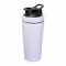 Shaker πρωτεΐνης ανοξείδωτο 750ml λευκό
