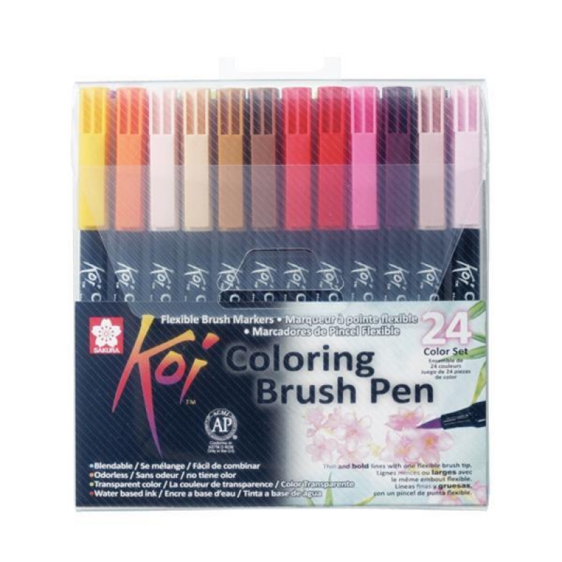 Sakura Koi brush marker σετ 24 τεμ.