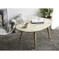 Τραπεζάκι σαλονιού Nextdeco Natural μασίφ ξύλο Υ32,3×74×47,5εκ.