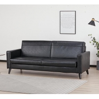 Καναπές κρεβάτι τριθέσιος Nextdeco Soho μαύρος Υ81x201x90εκ. Καναπές κρεβάτι τριθέσιος Nextdeco Soho μαύρος Υ81x201x90εκ.