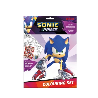 Σετ ζωγραφικής Sonic με ξυλομπογιές Y28,5x21x2εκ.