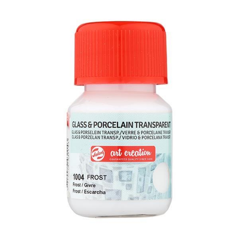 Talens χρώμα glass/porcelain transparent 1004 frost 30ml Talens χρώμα glass/porcelain transparent 1004 frost 30ml