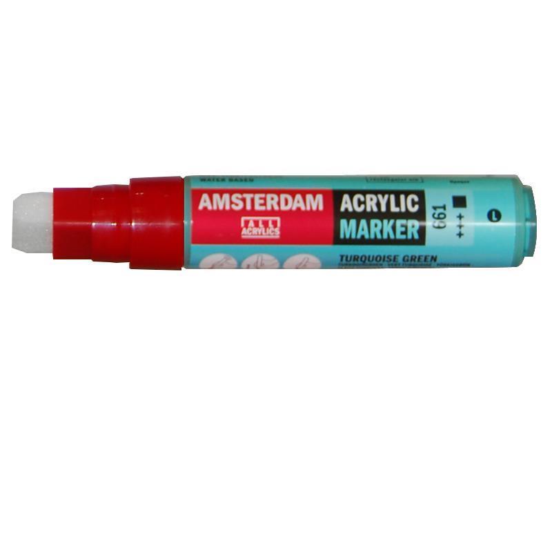 Talens amsterdam marker 661 turquoise green large Talens amsterdam marker 661 turquoise green large