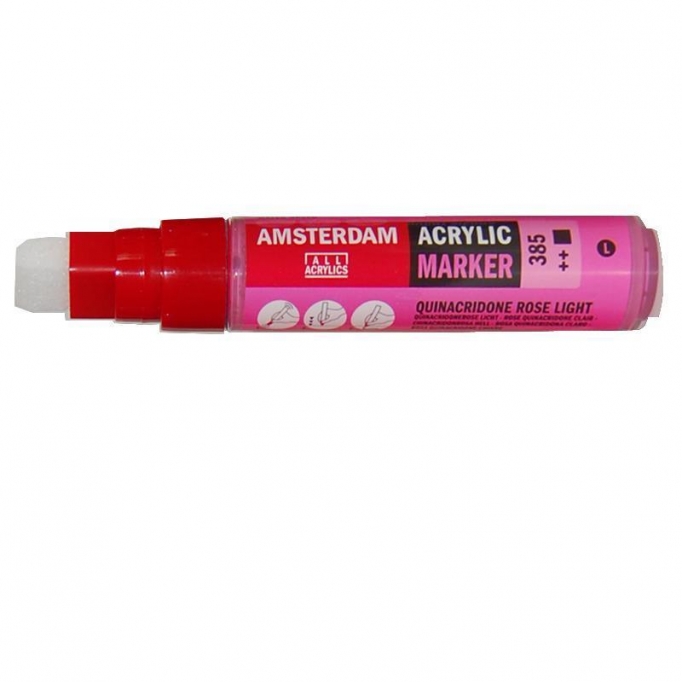 Talens amsterdam marker 385 quinacridone rose l large