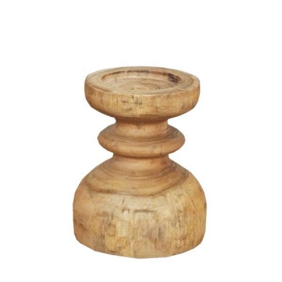 Κηροπήγιο Nextdeco Tribeca ανακυκλωμένο ξύλο teak Ø10/12x16εκ.