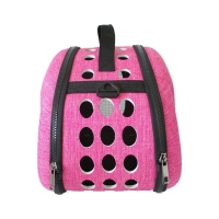 Τσάντα μεταφοράς κατοικιδίου πτυσσόμενη ροζ Υ42×32×28.5εκ.