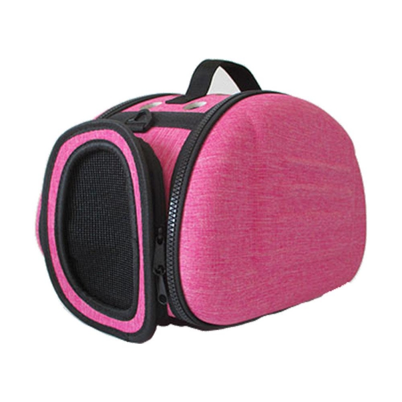 Τσάντα μεταφοράς κατοικιδίου πτυσσόμενη ροζ Υ42×32×28.5εκ.