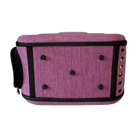 Τσάντα μεταφοράς κατοικιδίου πτυσσόμενη ροζ Υ42×32×28.5εκ.