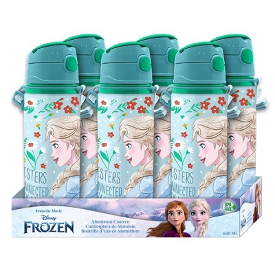 Παγούρι αλουμινίου "Frozen" 600ml με λουράκι