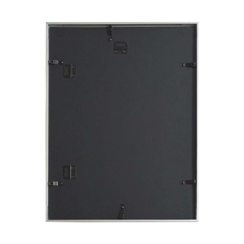 Κορνίζα τοίχου μεταλλική ασημί με ακρυλικό τζάμι 30x21εκ.