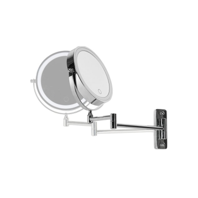 Καθρέφτης διπλής όψης LED φωτισμός Ø17,5εκ. Καθρέφτης διπλής όψης LED φωτισμός Ø17,5εκ.