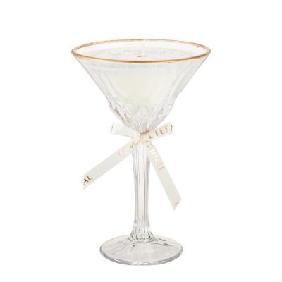 Αρωματικό κερί σε ποτήρι cocktail Golden Vanilla 17εκ.