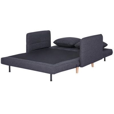 Καναπές κρεβάτι διθέσιος Nexdeco Rome σκούρο γκρι Υ81x120x52εκ. Καναπές κρεβάτι διθέσιος Nexdeco Rome σκούρο γκρι Υ81x120x52εκ.