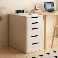 Συρταριέρα 5 συρταριών  Nextdeco MDF λευκή Υ70×58×36εκ.