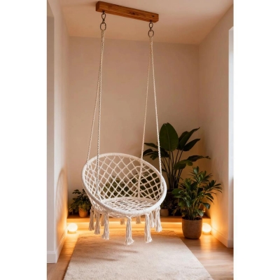 Αιώρα κρεμαστή στρογγυλή Nextdeco Υ80xØ60εκ. Αιώρα κρεμαστή στρογγυλή Nextdeco Υ80xØ60εκ.