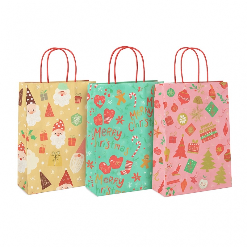 Χάρτινη τσάντα Υ41x33x9,6εκ. Sweet Xmas μεγάλη Χάρτινη τσάντα Υ41x33x9,6εκ. Sweet Xmas μεγάλη