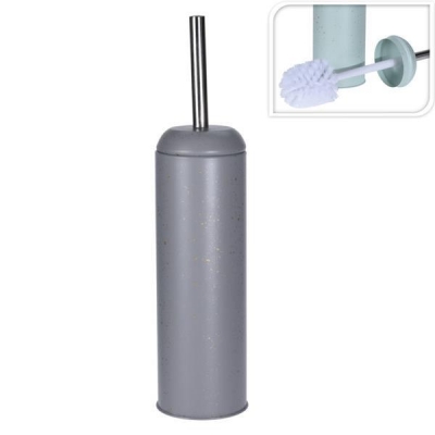 Πιγκάλ μπάνιου μεταλλικό γκρι Ø9,3xY40εκ. Πιγκάλ μπάνιου μεταλλικό γκρι Ø9,3xY40εκ.