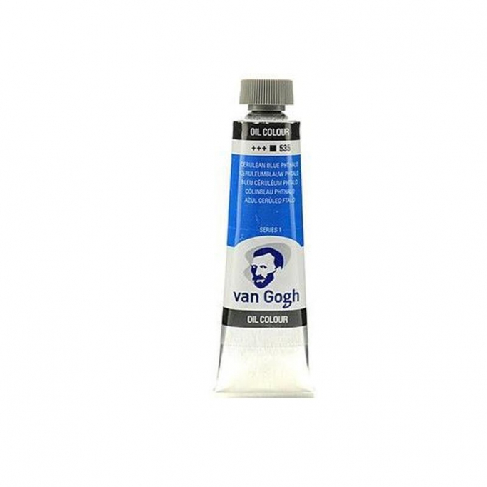 Talens van gogh χρώματα λαδιού 60ml (535-Cerulean Blue Phthalo)