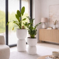 Γλάστρα - κασπώ Duala Slim μπεζ Y70xΦ40εκ. Γλάστρα - κασπώ Duala Slim μπεζ Y70xΦ40εκ.