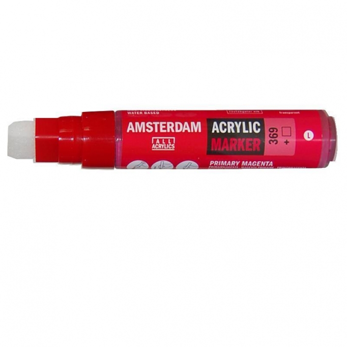 Talens amsterdam marker 369 prim. magenta lagre