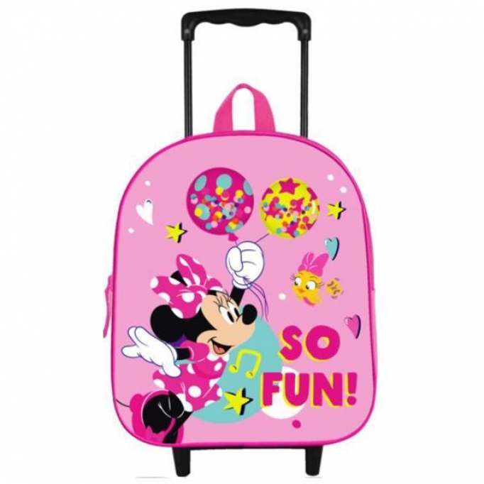 Bagtrotter τρόλευ νηπίου "Minnie pink" Y32x25x12εκ.