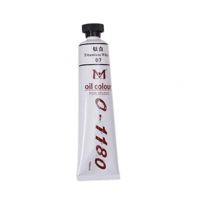 Χρώμα λαδιού 07 Titanium White 180ml