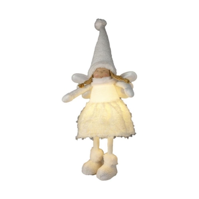 Αγγελάκι φωτιζόμενο LED λευκό Υ69εκ. Αγγελάκι φωτιζόμενο LED λευκό Υ69εκ.