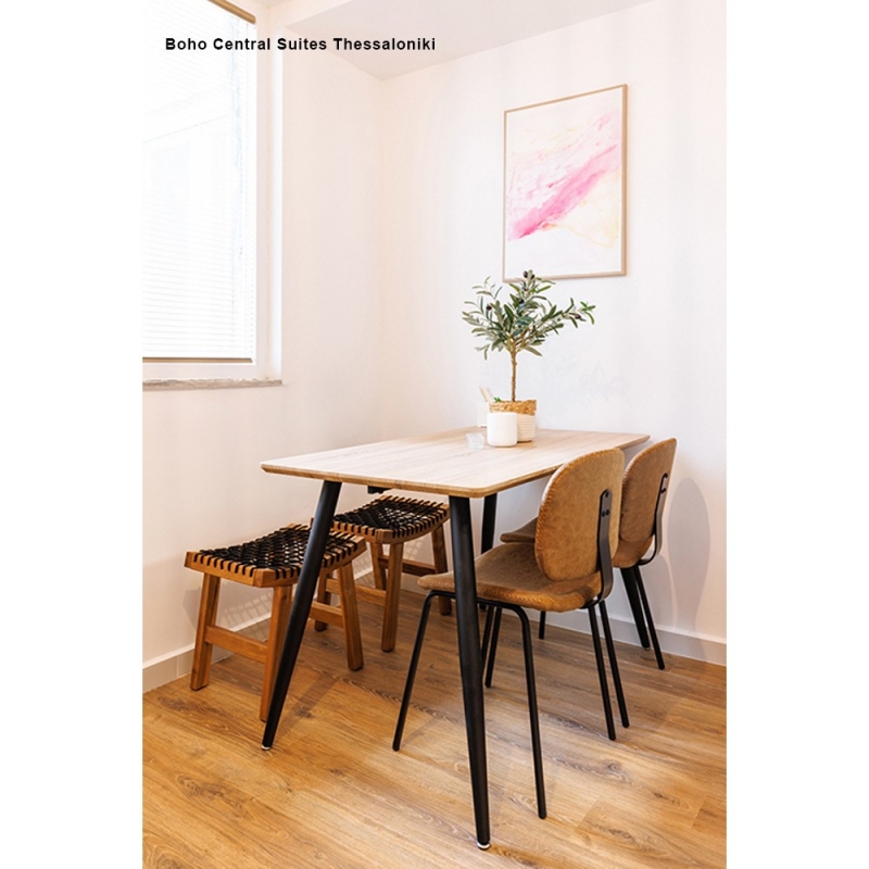 Τραπέζι ξύλινο Nextdeco καφέ Υ75x120x70εκ Τραπέζι ξύλινο Nextdeco καφέ Υ75x120x70εκ