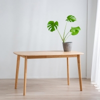 Τραπέζι Nextdeco Natural μασίφ ξύλο Υ75x135x80εκ.