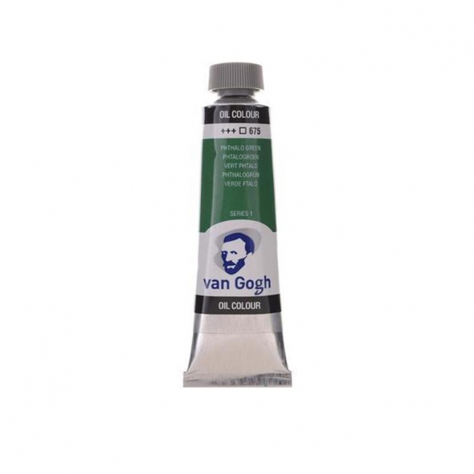 Talens van gogh χρώμα λαδιού 675 phthalo green 20ml