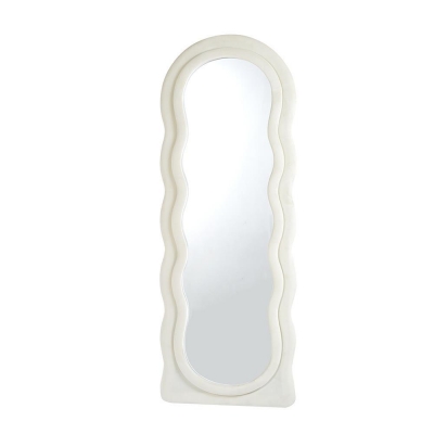 Καθρέφτης ολόσωμος Nextdeco λευκός βελούδινο πλαίσιο 60x160εκ.