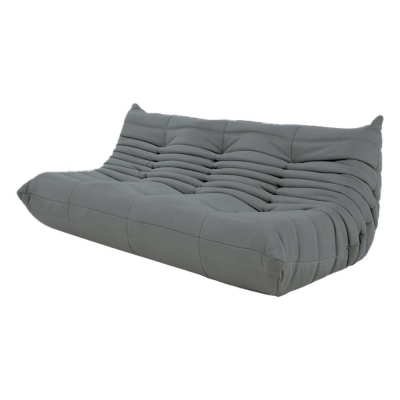 Καναπές τριθέσιος Nextdeco Togo Alcantara σκούρο γκρι Υ70x174x102εκ Καναπές τριθέσιος Nextdeco Togo Alcantara σκούρο γκρι Υ70x174x102εκ