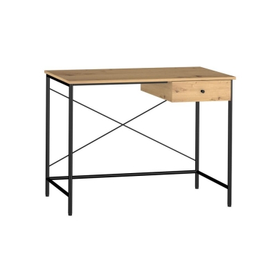 Γραφείο ξύλινο μεταλλικό Nextdeco με συρτάρι Υ76x100x48εκ. Γραφείο ξύλινο μεταλλικό Nextdeco με συρτάρι Υ76x100x48εκ.