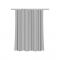 Κουρτίνα μπάνιου με 12 κρίκους γκρί Υ200x180εκ.