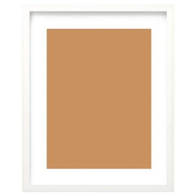 Κορνίζα τοίχου ξύλινη λευκή με ακρυλικό τζάμι Υ40x30εκ.