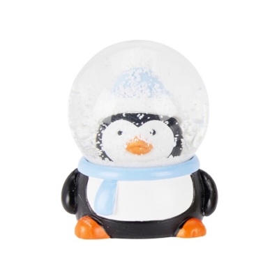 Χριστουγεννιάτικη χιονόμπαλα Πιγκουίνος Υ8,5×7×7εκ.