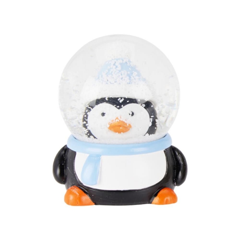 Χριστουγεννιάτικη χιονόμπαλα Πιγκουίνος Υ8,5×7×7εκ.
