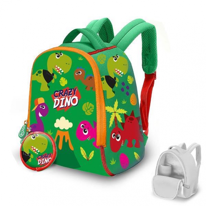 Σακίδιο πλάτης παιδικό από neoprene "Crazy Dino" 25εκ.