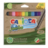 Carioca EcoFamily Jumbo μαρκαδόροι 12 χρωμάτων