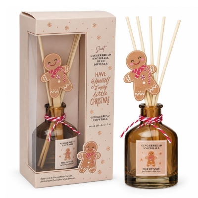 Αρωματικό χώρου diffuser Χριστουγεννιάτικο Gingerbread Snowball 100ml.