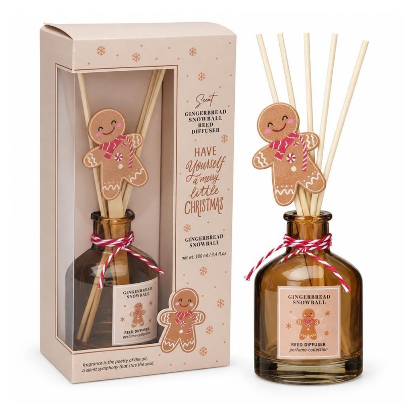 Αρωματικό χώρου diffuser Χριστουγεννιάτικο Gingerbread Snowball 100ml.