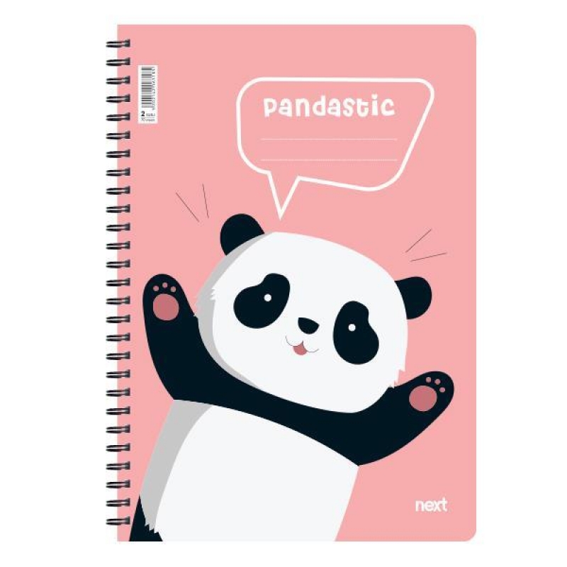 Next trends panda τετράδιο σπιράλ 3 θέματα 105 φύλλα 21x29εκ. Next trends panda τετράδιο σπιράλ 3 θέματα 105 φύλλα 21x29εκ.