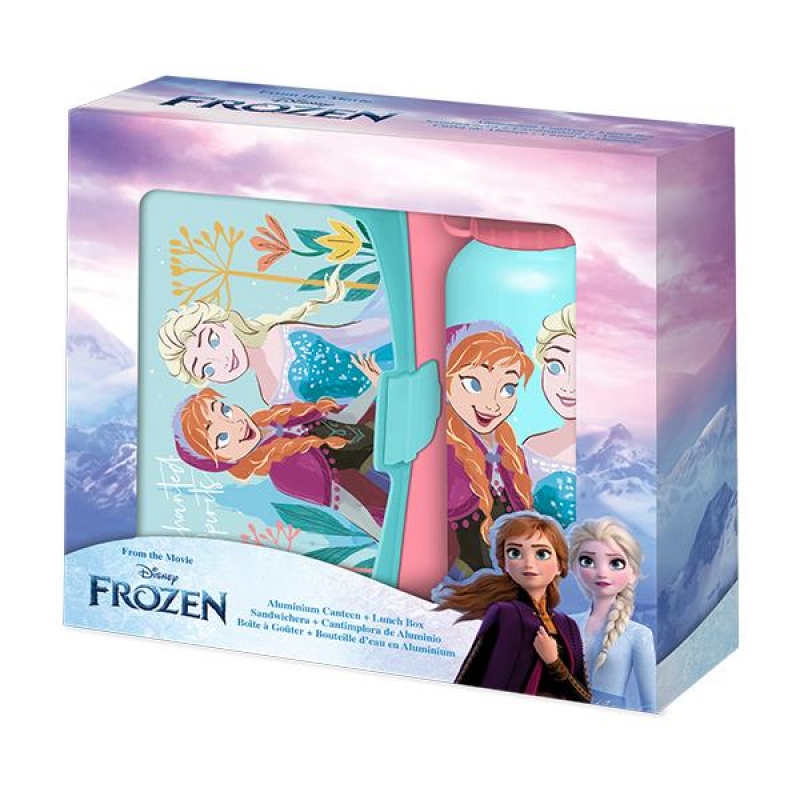 Σετ φαγητοδοχείο - παγούρι 500ml Frozen 17,5x12,5xY6εκ.